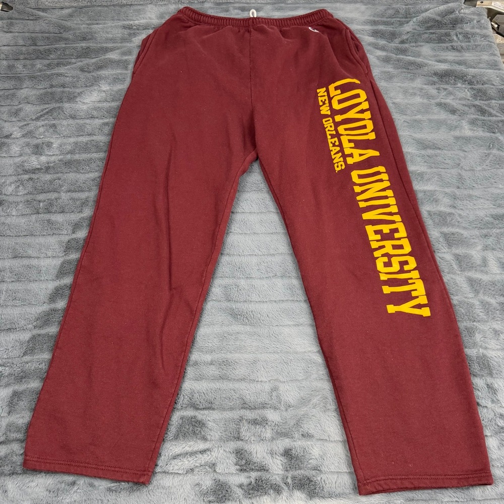 Champion Loyola University New Orleans Sweatpants Maroon Mens Large CP2081-578